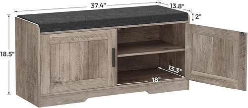 2-Tier Storage Bench, Shoe Bench - Image 2