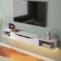 Floating TV Stand, Floating TV Console, Under TV Shelf by Furninova