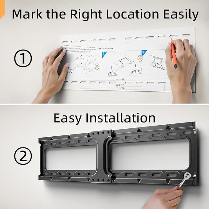 IWORKBORAD 55 65 75 85 inch Low Profile TV Wall Mount - Image 8