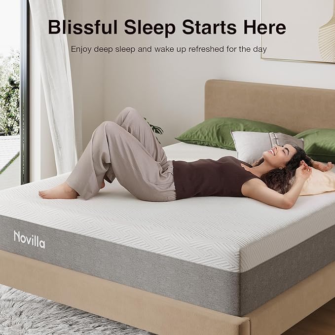 Novilla Twin XL Mattress, 10 Inch Gel Memory Foam XL Twin Mattress - Image 7