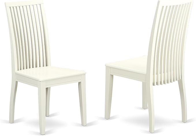 East West Furniture WEIP5-LWH-W 5 Piece Dining Set Includes a Rectangle Dining - Image 6