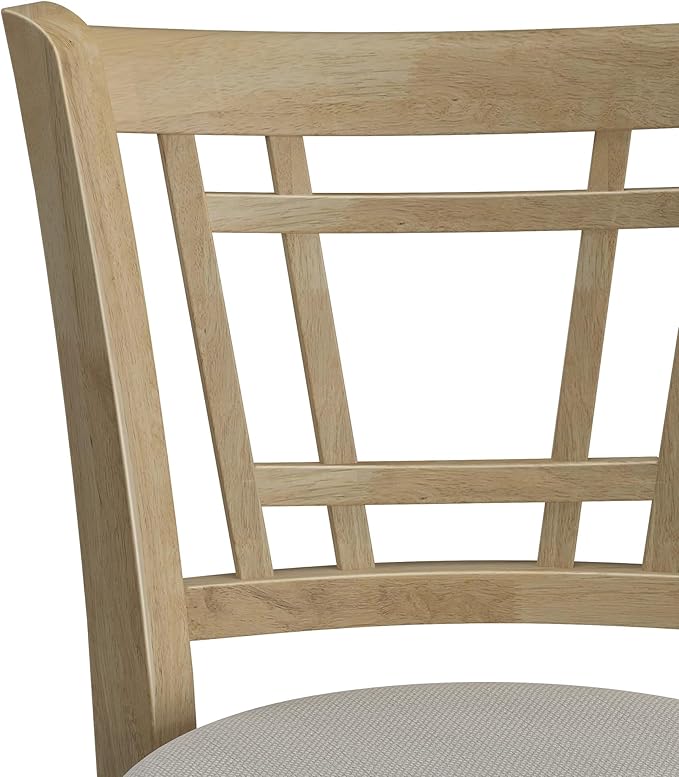 Hillsdale Fairfox 30.5" Wood Swivel Bar Height Stool - Image 10
