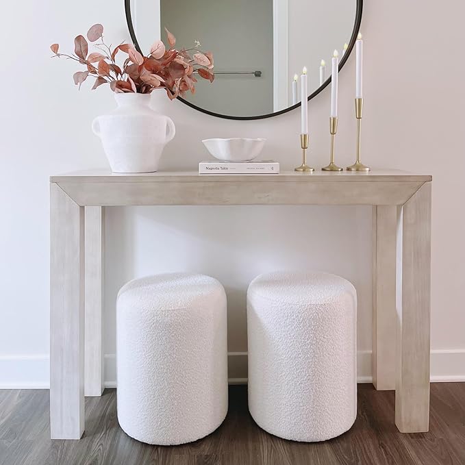 Get Set Style Modern Round Ottoman - Image 6