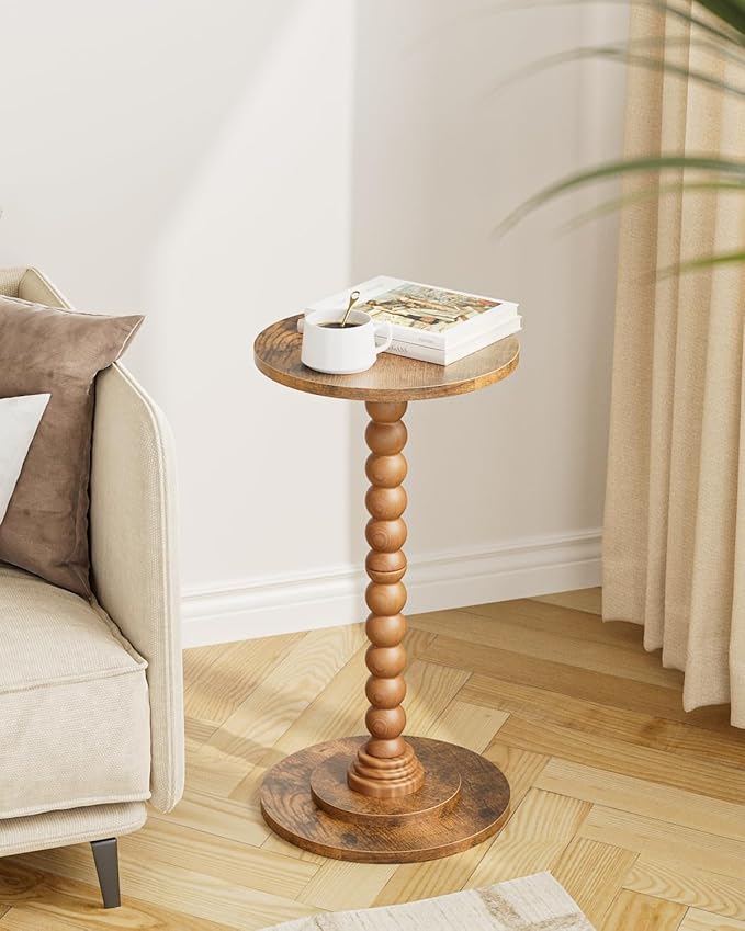 Masupu Round Side Table, Small Drink Table - Image 9