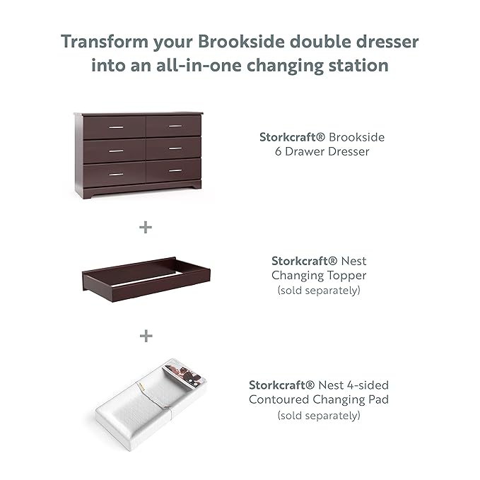 Storkcraft Brookside 6-Drawer Dresser – GREENGUARD Gold Certified, Nursery & - Image 5