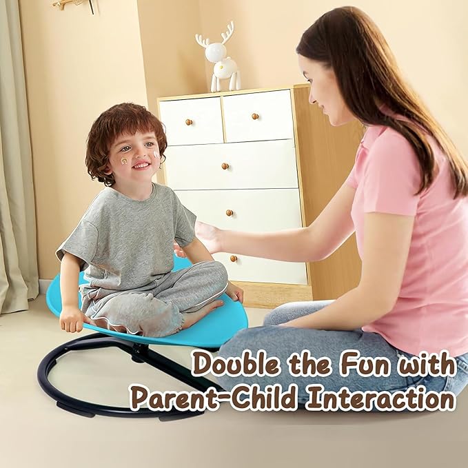 Kids Sensory Spinning Chair for Autism Ages 3+, Sit and Spin Swivel Chair for - Image 3