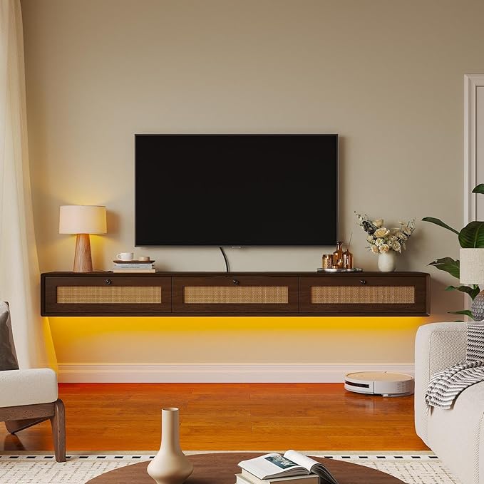 Fully-Assembled Floating TV Stand - Image 5