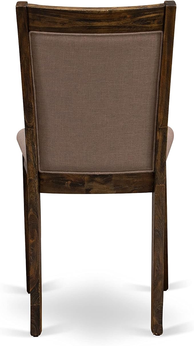 East West Furniture I3MZ5-748 5 Piece Dining Room Table Set Includes a Round - Image 12