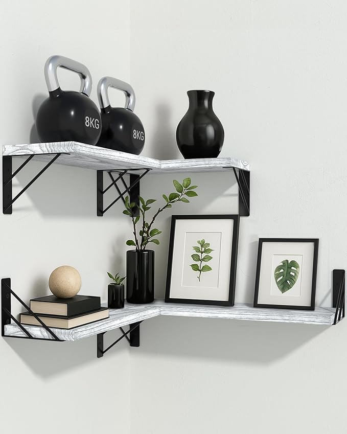 BAYKA Wall Shelves for Bedroom Decor, Floating Wall Shelves for Living Room - Image 2