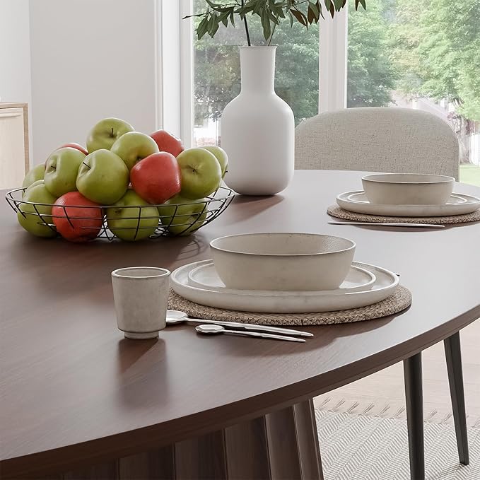 Casaphoria 67" Oval Dining Table, Modern Wood Kitchen Table - Image 9