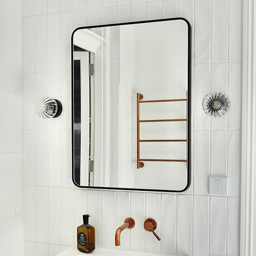 24x32 Inch Rectangle Bathroom Mirror - Image 2