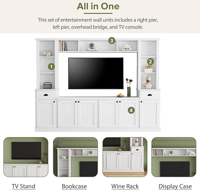 Merax Minimalism Entertainment Wall Unit - Image 4