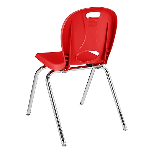 Learniture LNT-118-CSW-RD Learniture Structure Series Stackable School Chairs - Image 6