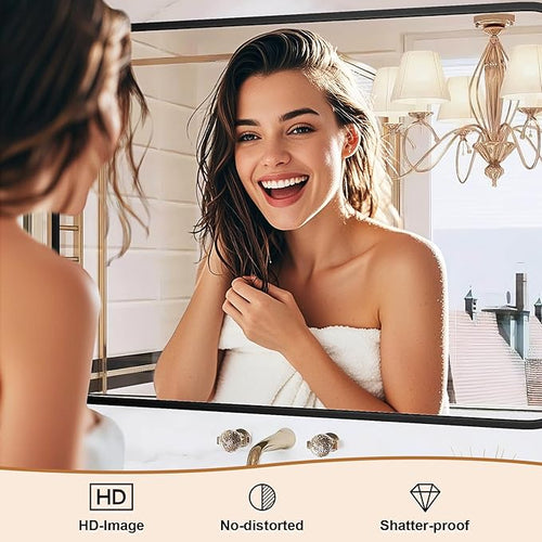 22"×30" Bathroom Mirror for Wall, Modern Bathroom Vanity Mirror - Image 2