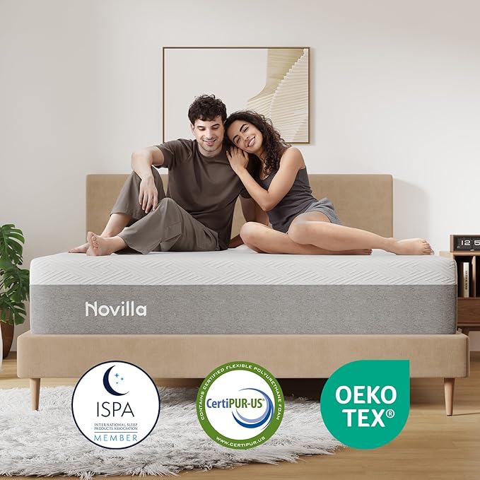 Novilla Full Size Mattress, 10 inch Full Gel Memory Foam Mattress - Image 6