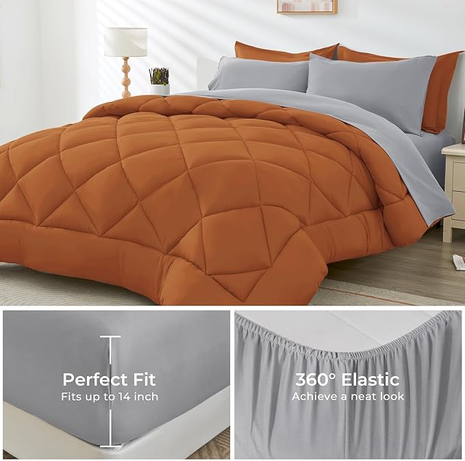 HEVUMYI Twin-XL Comforter Set - Image 4