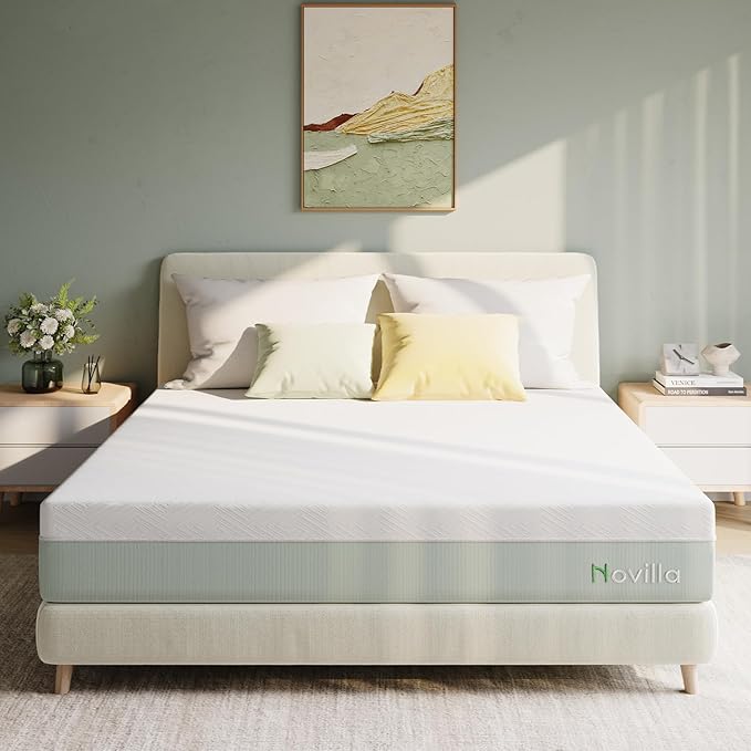 Novilla King Mattress, 10 Inch Gel Memory Foam Mattress by Novilla