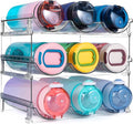 Water Bottle Organizer for Cabinet, 3 Pack Water Bottle Organization and by SPOSPO