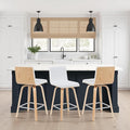 Armen Living Vienna Modern Swivel 26" Counter Height Barstool by ArmenLiving