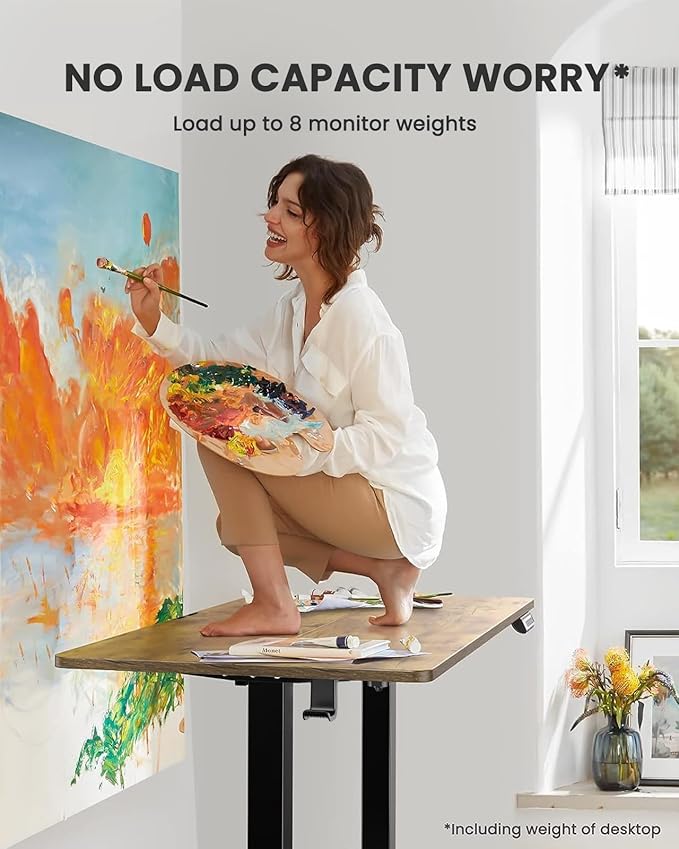 ErGear Height Adjustable Electric Standing Desk, 48 x 24 Inches Sit Stand up - Image 5