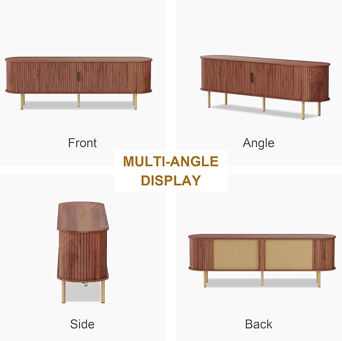 70.1" TV Stand, Modern TV Console Table - Image 9