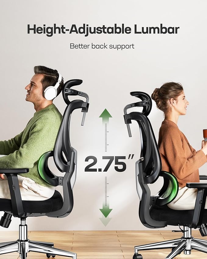 Marsail Ergonomic Office Chair Desk Chair, Gaming Chair - Image 3
