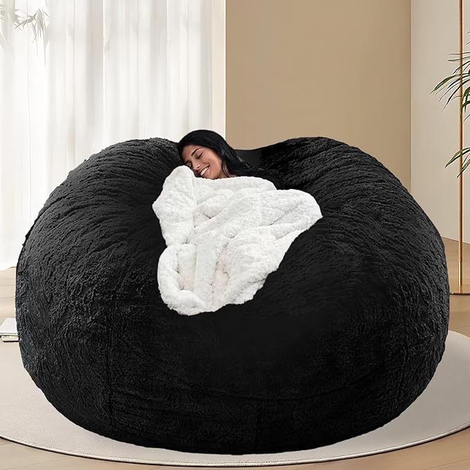 BCU Oversized Bean Bag Cover Comfy Beanbag Chair by BCU