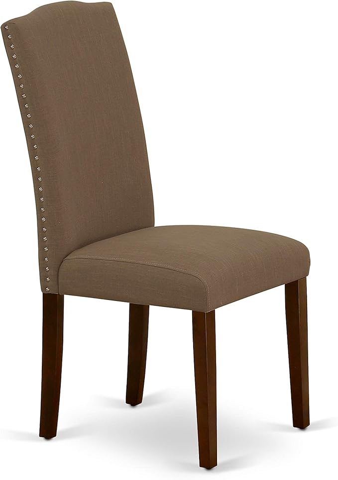 East West Furniture ESEN3-MAH-18 3 Piece Dinette Set - Image 6