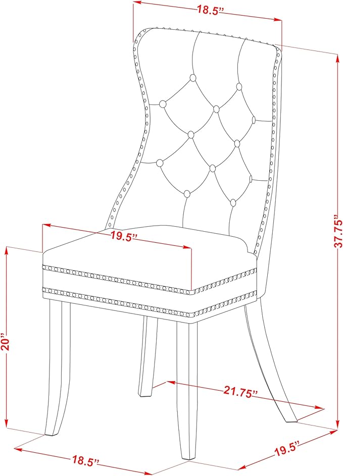East West Furniture LGDA5-LWH-26 5 Piece Dining Room Set Consists of a - Image 13
