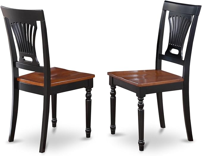 East West Furniture QUPL5-BCH-W 5 Piece Kitchen Table & Chairs Set Includes a - Image 6