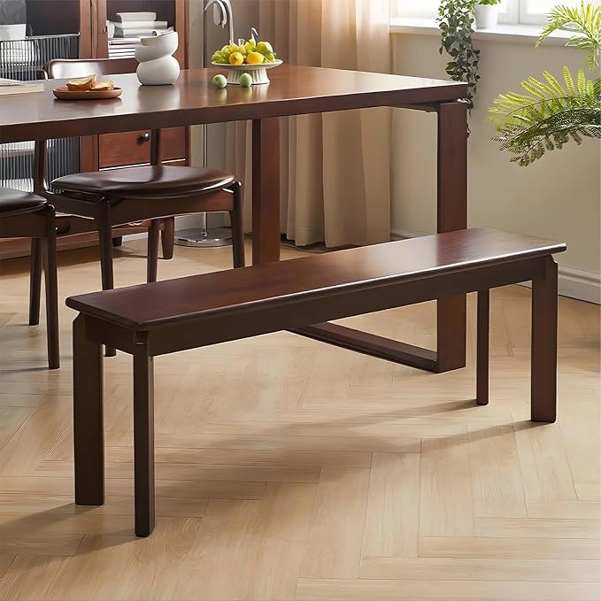 Dining Bench, Solid Wood Bench - Image 6