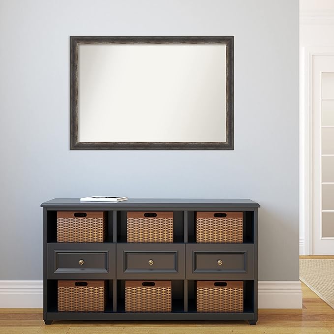 Amanti Art Brown Bathroom Mirror - Image 5