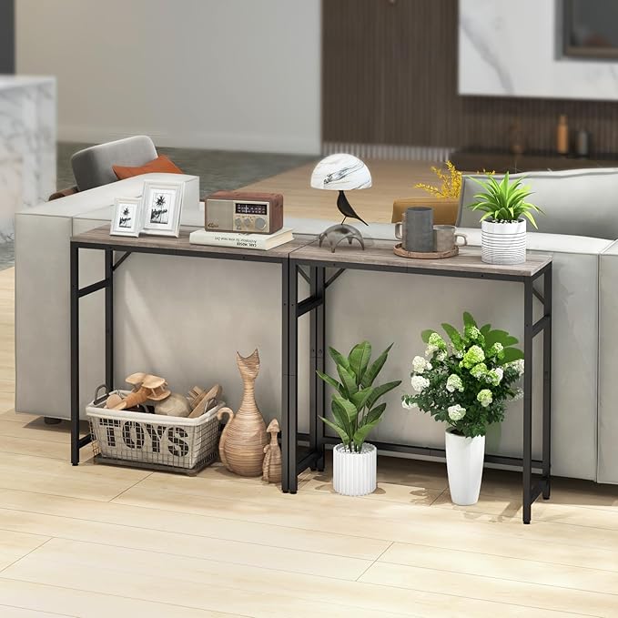 Narrow Console Table, 29.5" Small Entryway Table, Sofa Table - Image 6
