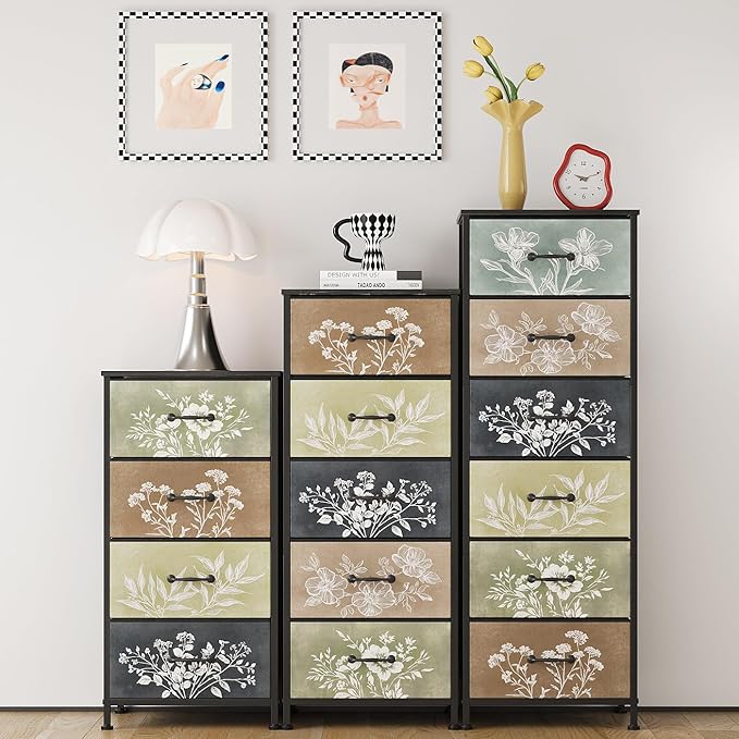 Tohomeor Vintage Dresser Vertical Nightstand - Image 3