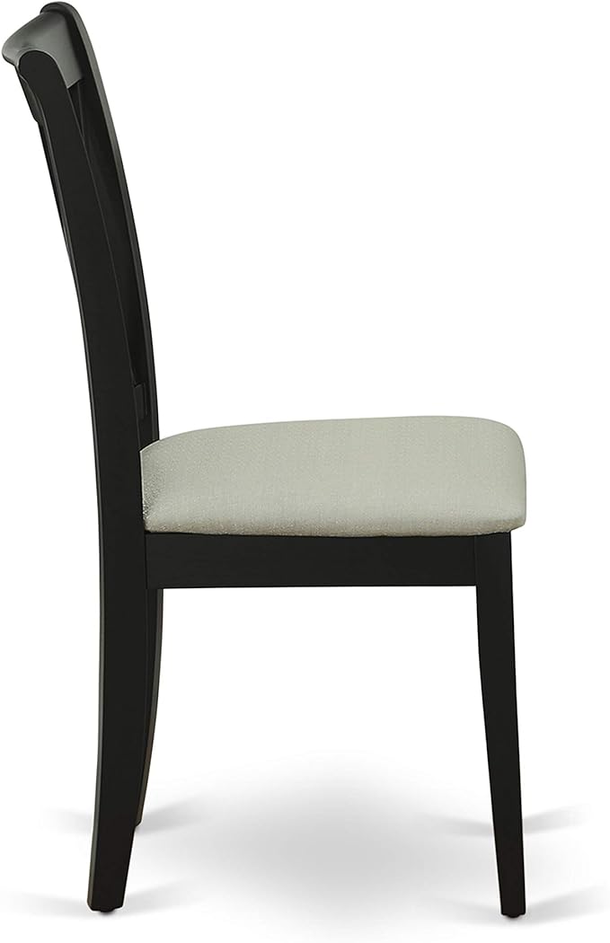 East West Furniture DUCL5-BLK-C 5 Piece Kitchen Table & Chairs Set Includes a - Image 8