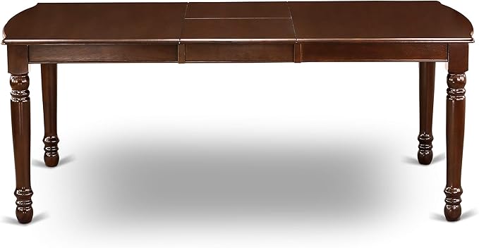 East West Furniture DOCA5-MAH-W 5 Piece Dining Room Table Set Includes a - Image 5