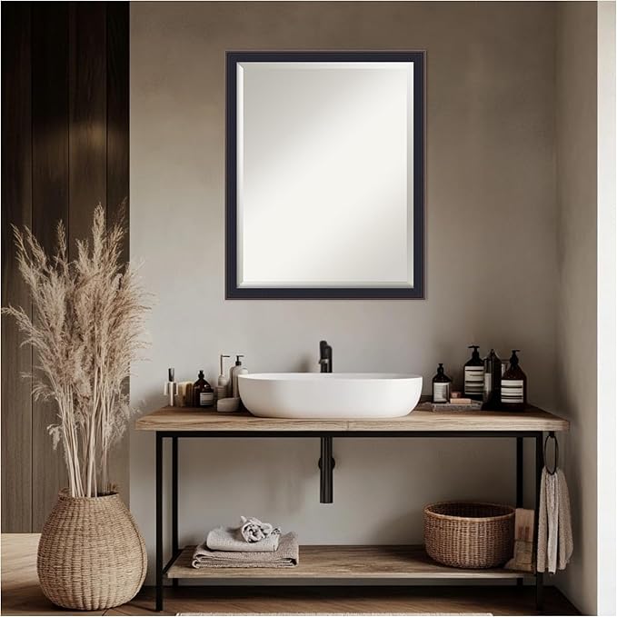 Amanti Art Black Bathroom Mirror - Image 4