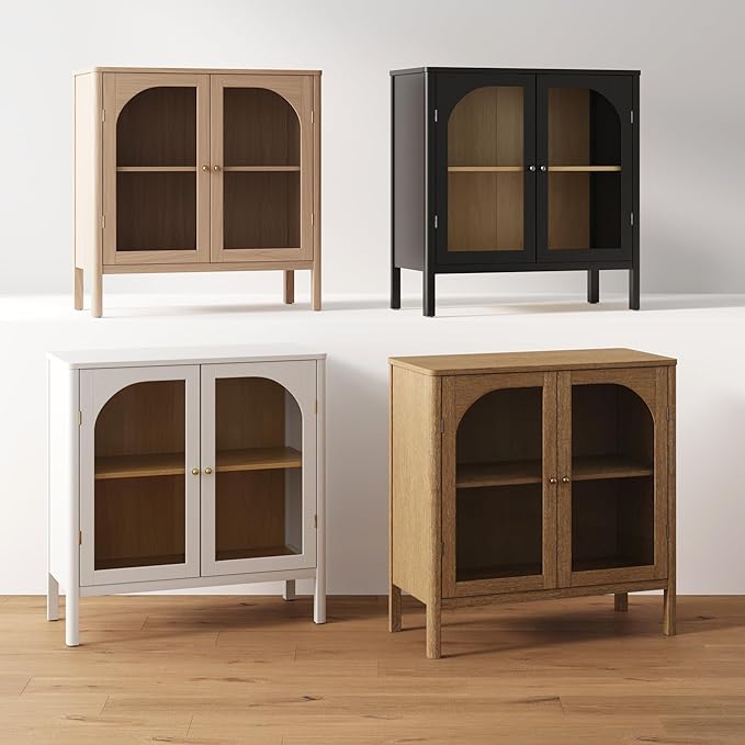 Nathan James Mason Modern Farmhouse TV Stand, Free Standing Accent Sideboard - Image 10