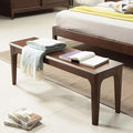 Dining Bench, Wood Bench Solid Oak Wooden Bench Indoor Dining Room Table Home by MURONG