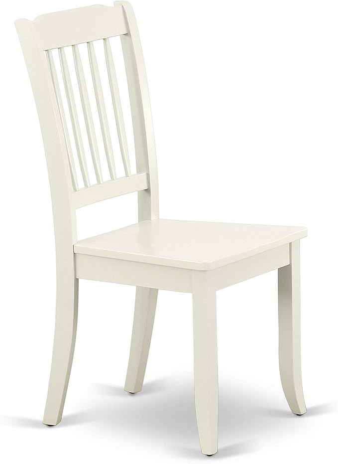 East West Furniture HBDA3-LWH-W 3 Piece Modern Dining Table Set Contains a - Image 7