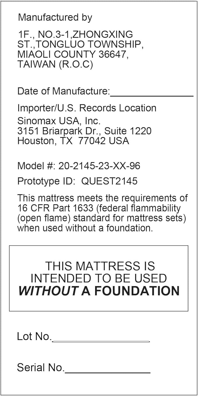 Vibe Quilted Hybrid Mattress, 12-Inch Innerspring and Pillow Top Gel Memory - Image 12
