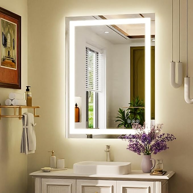 38'' x 26'' LED Bathroom Mirror by XRAMFY