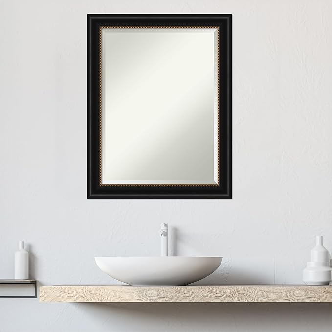 Amanti Art Black Bathroom Mirror - Image 6