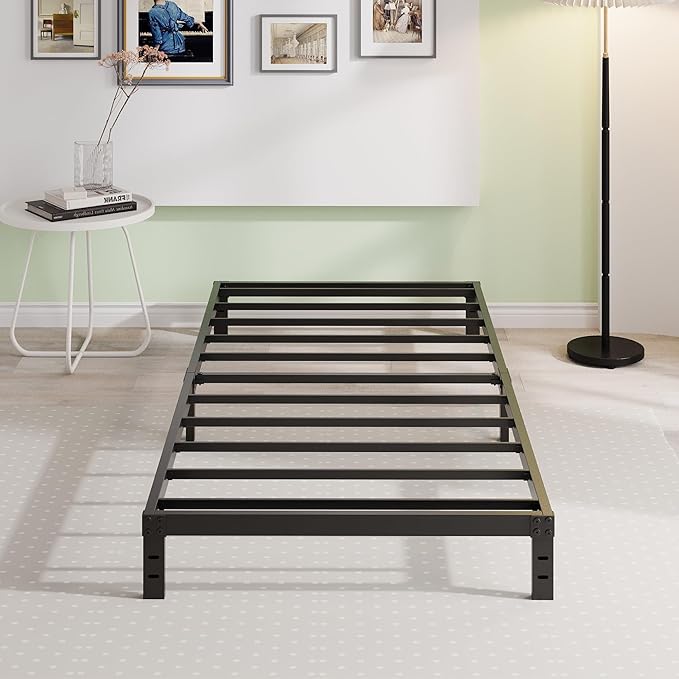 EMODA 10 Inch Twin Bed Frames No Box Spring Needed, Heavy Duty Metal Twin - Image 5