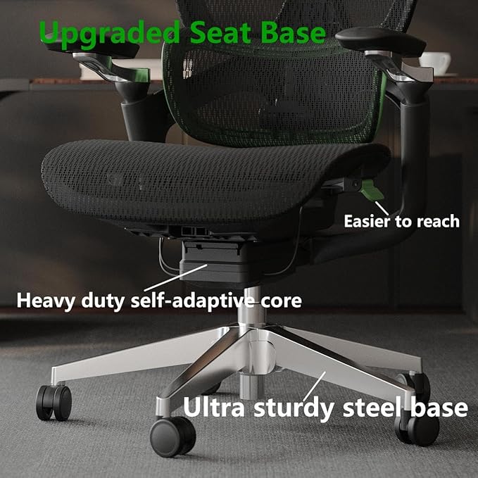 Ergonomic Office Chair, Big and Tall Mesh Computer Gaming Chair - Image 5