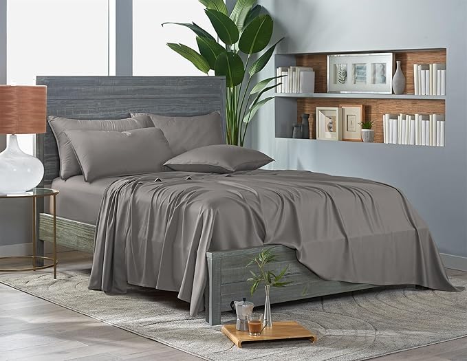 Queen Sheets by Pure Bamboo, Genuine 100% Organic Viscose Derived from Bamboo - Image 3