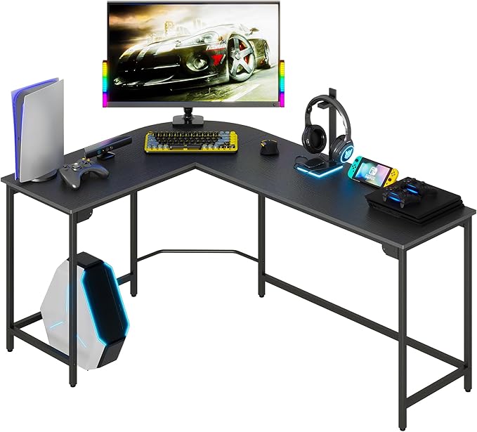 Teraves Modern L Shaped Gaming Desk 58'' Corner Computer Desk by Teraves