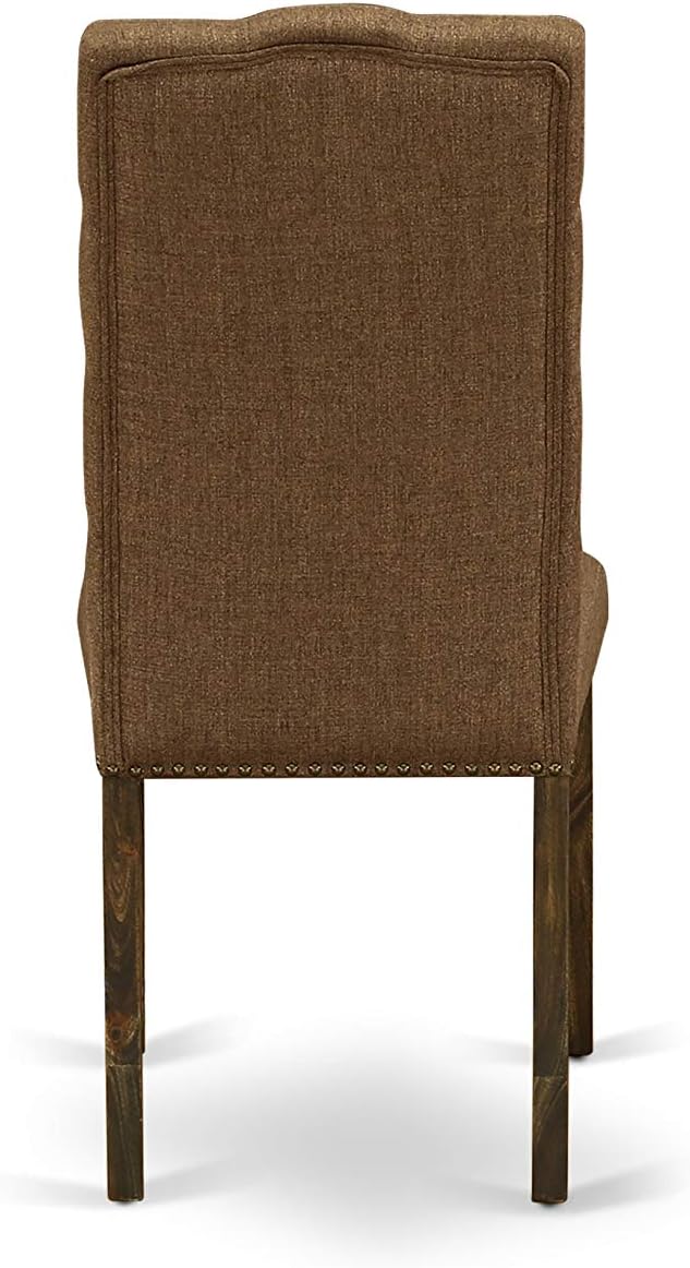 East West Furniture F2EL5-718 5 Piece Kitchen Table & Chairs Set Includes a - Image 13