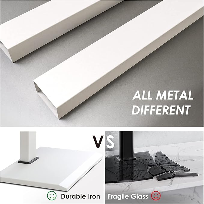 FITUEYES Iron Base Universal Floor TV Stand - Image 3