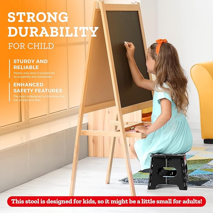 ACSTEP Folding Step Stool Foldable Stool 7.5 Inch Height Kids Step Stool - Image 3